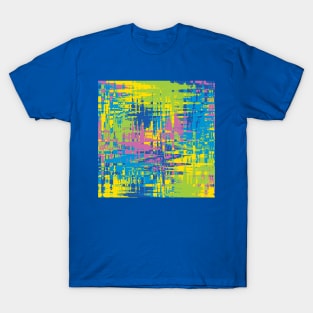 Pixelated Cool Colors T-Shirt